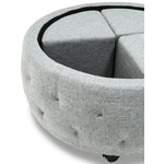 Roya 5pc Ottoman Set - African Grey