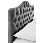 Lexa Twin Headboard - Dark Grey