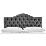 Lexa King Headboard - Dark Grey