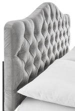 Lexa Full Headboard - Light Grey