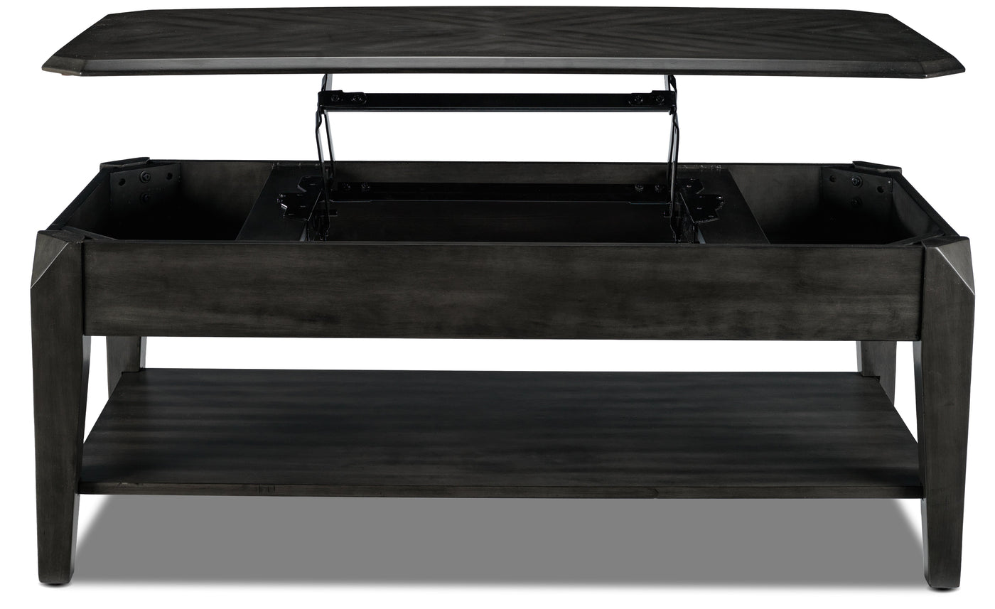 Lennox Lift-Top Coffee Table - Dark Grey