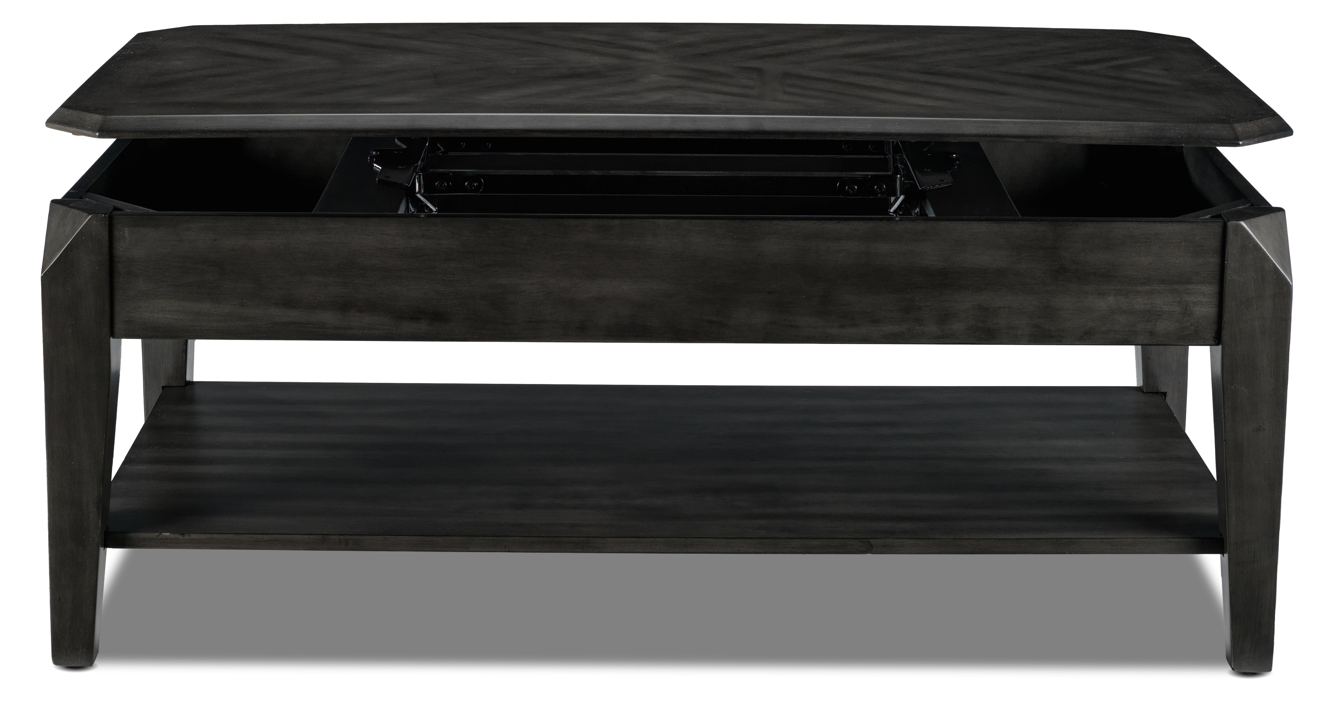 Lennox Lift-Top Coffee Table - Dark Grey