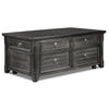 Turner Lift-Top Coffee Table - Grey