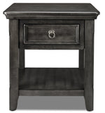 Turner End Table - Grey