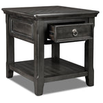 Turner End Table - Grey