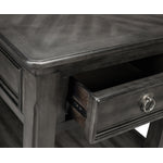 Turner End Table - Grey