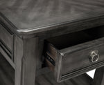 Turner End Table - Grey