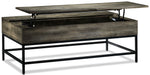 Asher Lift-Top Coffee Table - Grey