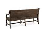Westley Falls Bench with Back - Brown