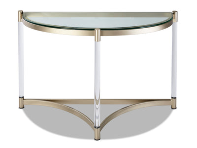 Silas Sofa Table - Platinum