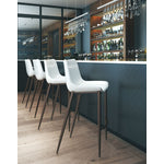 Teglberg Bar Height Stool - Greyish Brown/Walnut - Set of 2