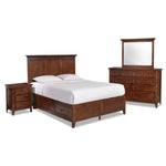 San Mateo 6-Piece King Storage Bedroom Set - Tuscan