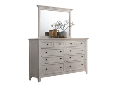 San Mateo 10 Drawer Dresser - Antique White