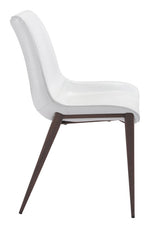 Teglberg Dining Chair - White/Walnut - Set of 2