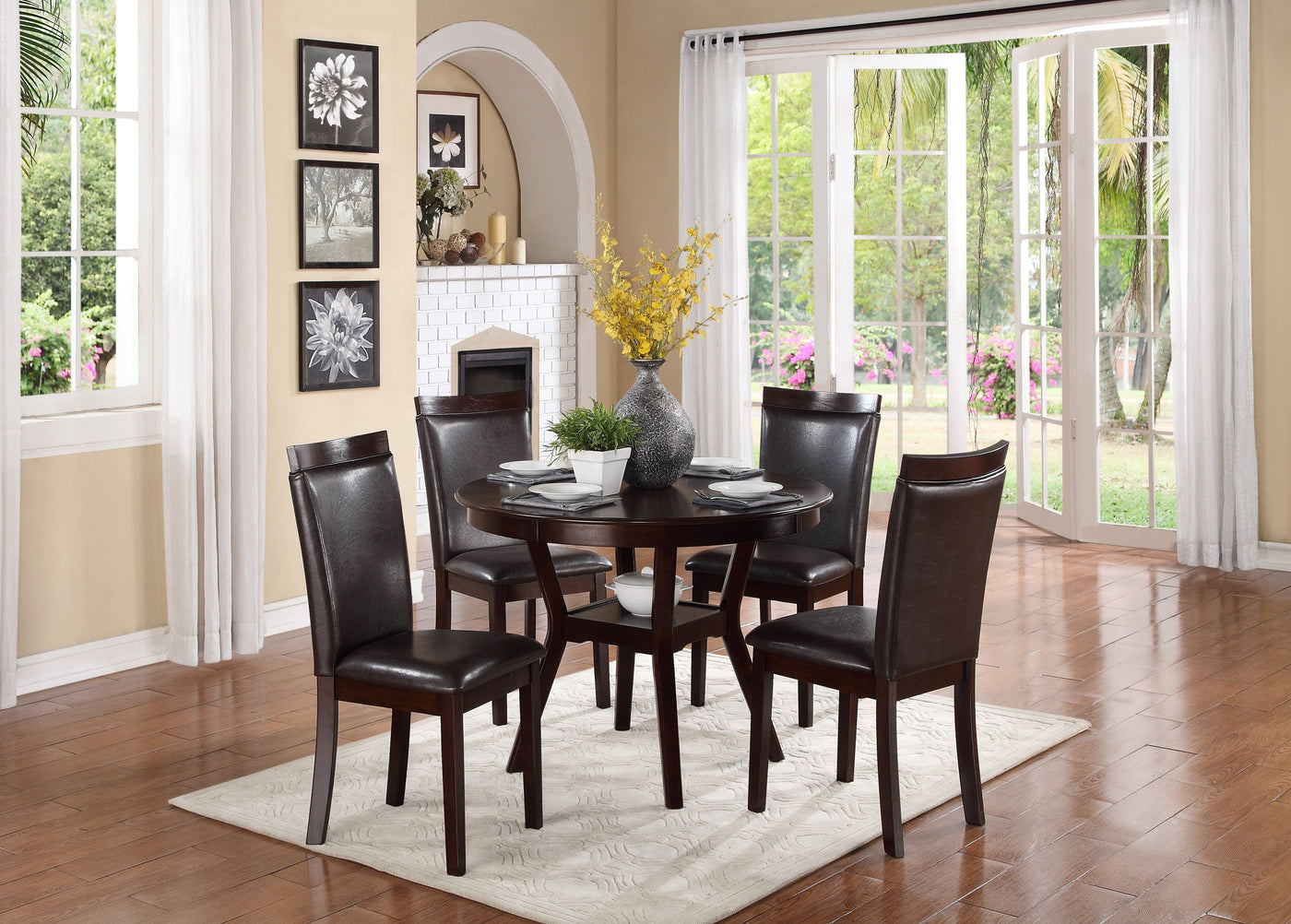 Huxley 5-Piece Dining Set - Espresso