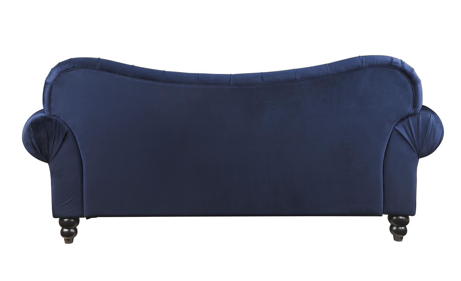 Ryo Tufted Velvet Sofa - Navy