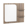 Bellmar 36" Vanity Mirror with Shelves - Driftwood