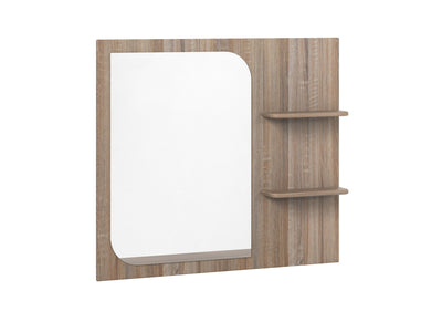Bellmar 36" Vanity Mirror with Shelves - Driftwood