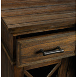 Hamilton Fireplace TV Stand - Brown