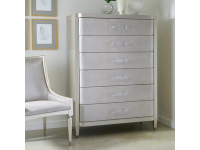 Reece 6-Drawer Chest - Silver Grey