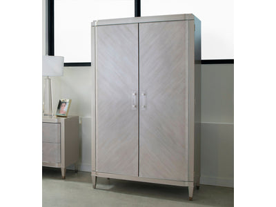 Reece Armoire - Silver Grey