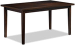 Lauren 7-Piece Dining Set - Dark Brown, Brown