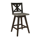 Willa Counter Height Stool - Black, Grey