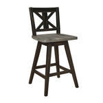 Willa Counter Height Stool - Black, Grey
