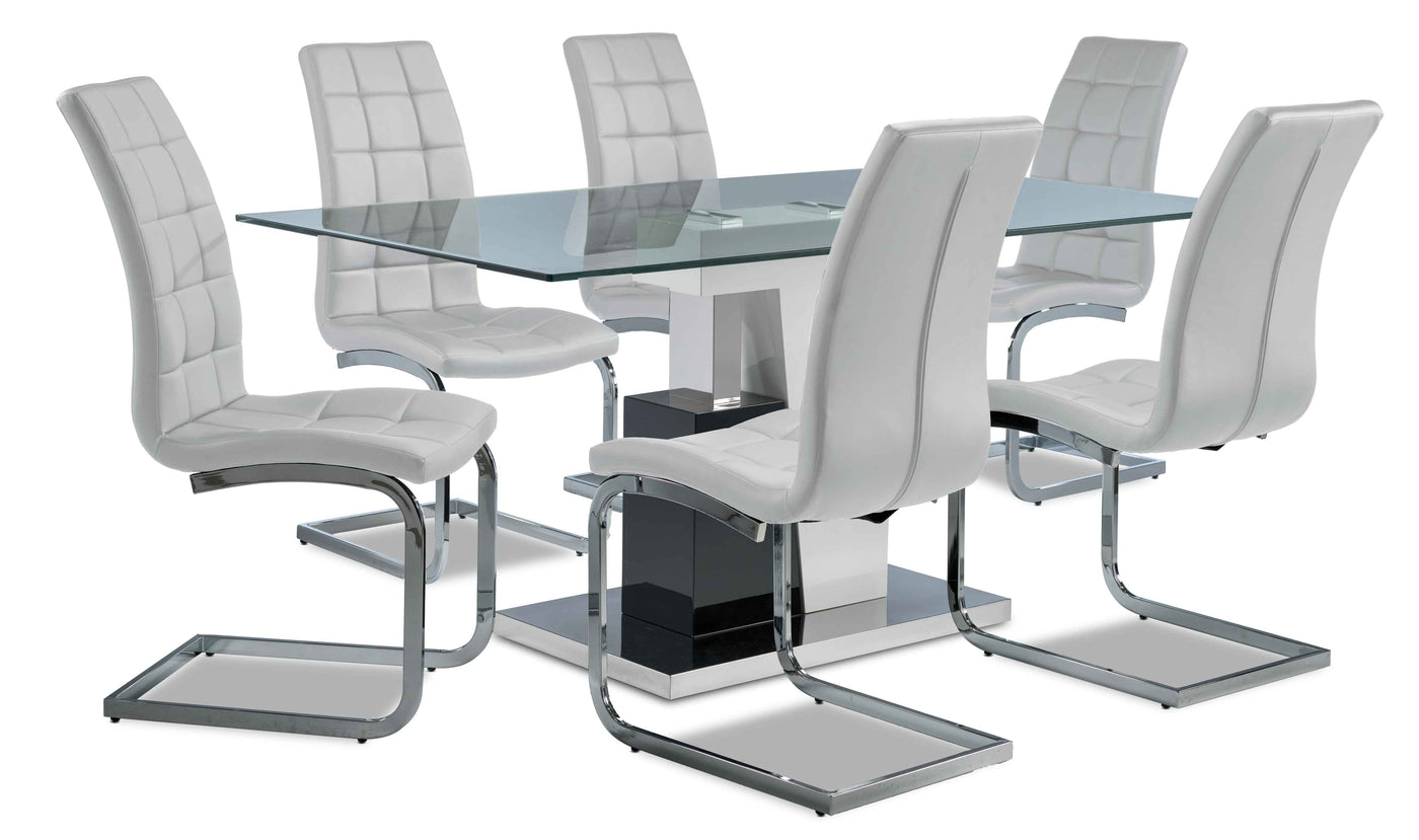 Padria 7-Piece Dining Set - White