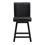 Hillshaw Counter Height Swiveling Chair - Dark Brown