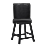 Hillshaw Counter Height Swiveling Chair - Dark Brown