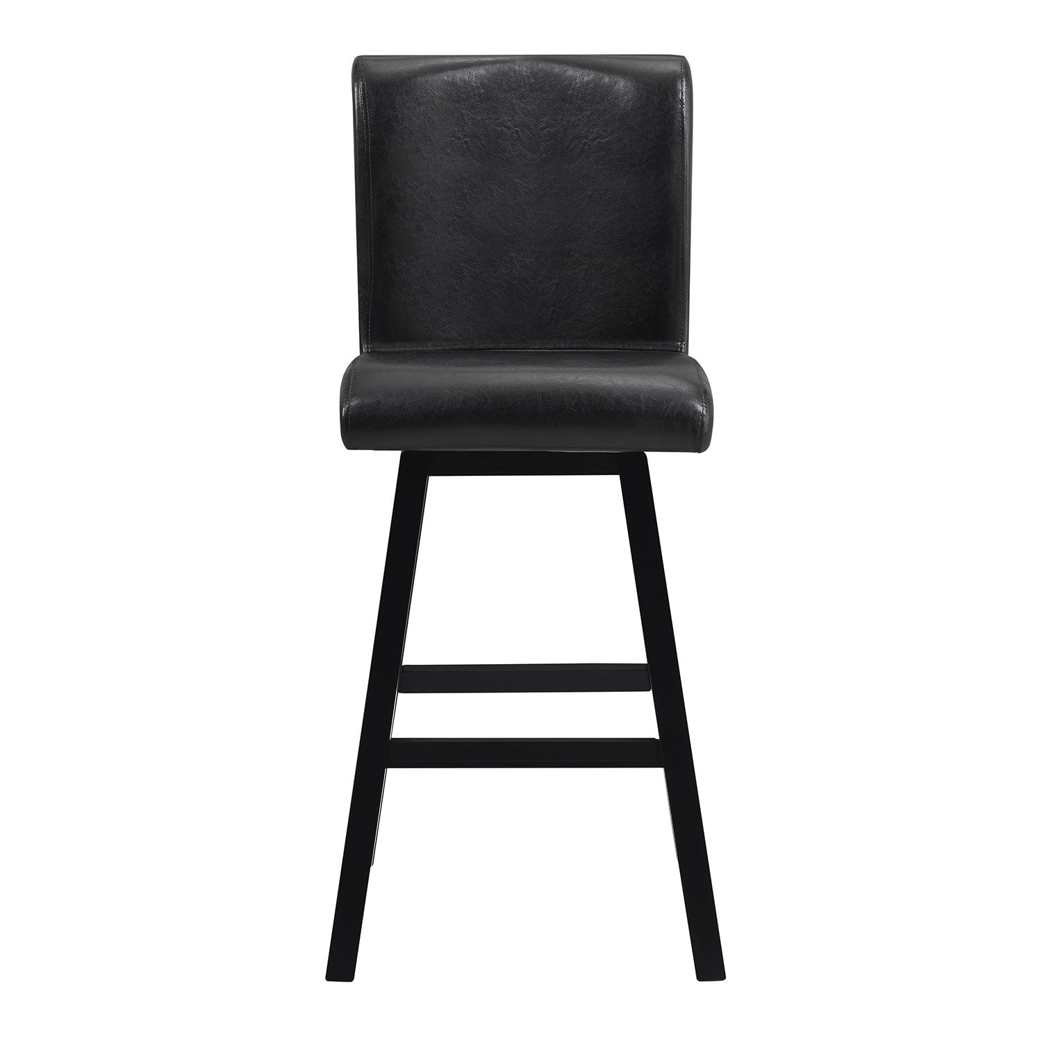 Hillshaw Bar Height Swiveling Chair - Dark Brown