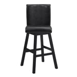Hillshaw Bar Height Swiveling Chair - Dark Brown