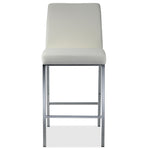 Lamar Counter Height Stool - White