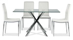 Darron 5-Piece Dining Set - White
