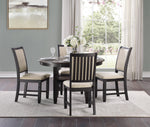 Sawyer 5-Piece Dining Set - Beige, Black