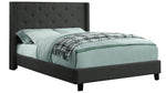 Audrey 3-Piece Queen Bed - Dark Grey