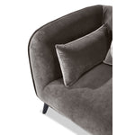 Maja Sofa and Accent Chair Set - Dark Taupe