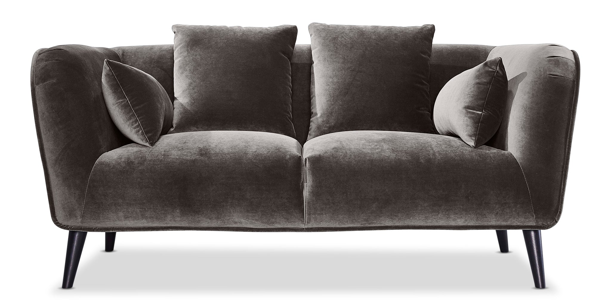 Maja Sofa and Loveseat Set - Dark Taupe