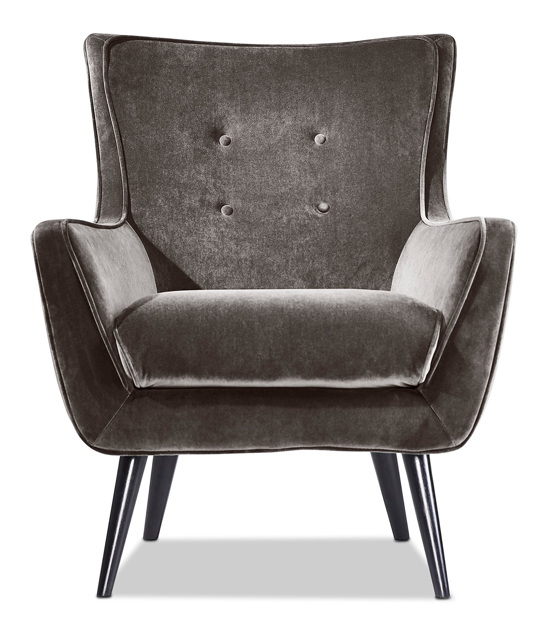 Maja Sofa and Accent Chair Set - Dark Taupe