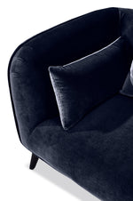 Maja Sofa, Loveseat and Accent Chair Set - Dark Blue