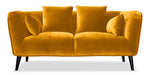 Maja Sofa, Loveseat and Accent Chair Set - Yellow