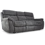 Morrow II Reclining Sofa and Glider Recliner Set - Grey