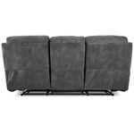 Morrow II Reclining Sofa, Loveseat and Glider Recliner Set - Grey