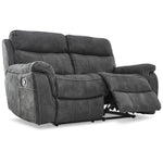 Morrow II Reclining Sofa, Loveseat and Glider Recliner Set - Grey