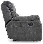 Morrow II Reclining Sofa, Loveseat and Glider Recliner Set - Grey