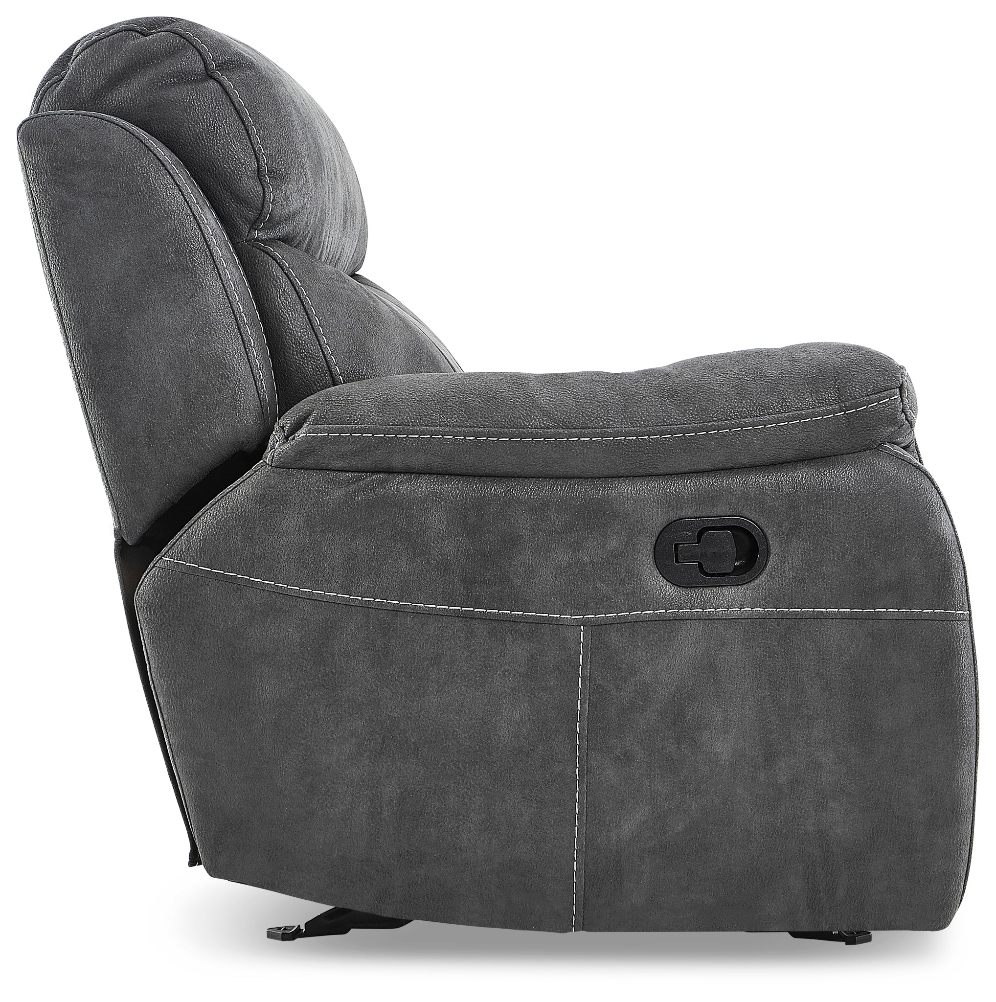 Morrow II Reclining Sofa and Glider Recliner Set - Grey