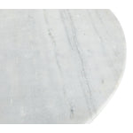 Butik Marble Round Dining Table - White/Gold