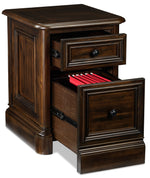 Palomar 2-Drawer Rolling File Cabinet - Espresso Charcoal