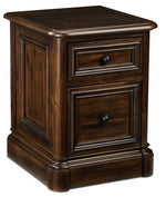 Palomar 2-Drawer Rolling File Cabinet - Espresso Charcoal